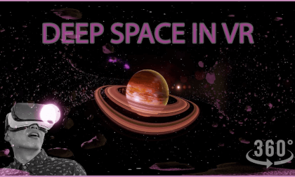 Deep Space Travel in VR - [Relaxing 360 video]
