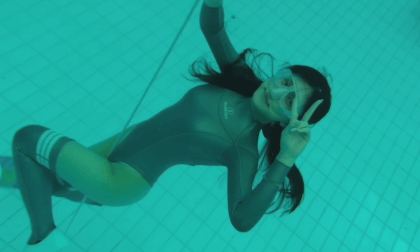 Fancy freediving shot on QooCam EGO VR Video Fancy freediving shot on QooCam EGO VR