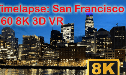 Day to Night Timelapse San Francisco - 360 8K 3D VR Day to Night Timelapse San Francisco - 360 8K 3D VR