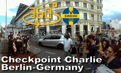 Checkpoint Charlie or Checkpoint C in Berlin Germany VR Video Checkpoint Charlie or Checkpoint C in Berlin Germany VR