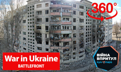 Ukraine after Russian Bombing VR Video Ukraine after Russian Bombing VR
