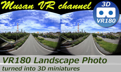 Japanese Landscape photo turned into 3D miniatures(2) VR Video Japanese Landscape photo turned into 3D miniatures(2) VR