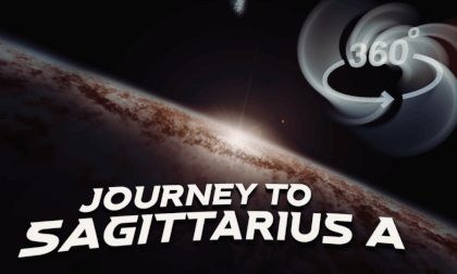 VR 360 Journey to the Center of the Milky Way Galaxy (Sagittarius A)