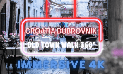 CROATIA, DUBROVNIK, OLD TOWN. STREETWALINKG TOUR VR EXPERIENCE. VR Video CROATIA, DUBROVNIK, OLD TOWN. STREETWALINKG TOUR VR EXPERIENCE. VR