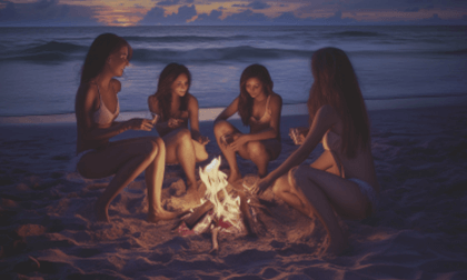 360° Beach Bonfire Vibes_ Chill Night with Friends _ Virtual Reality Experience! 360° Beach Bonfire Vibes_ Chill Night with Friends _ Virtual Reality Experience!