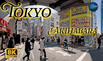 Fix cam Akihabara Tokyo 秋葉原 東京 -Travel Japan- 8K60P VR180