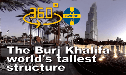 The Burj Khalifa height of 829.8 m VR Video The Burj Khalifa height of 829.8 m VR