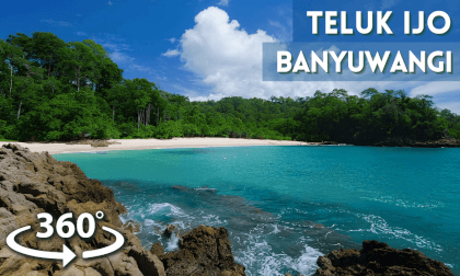Travel in Teluk Hijau (Green Bay) Beach, Banyuwangi, Indonesia VR Video Travel in Teluk Hijau (Green Bay) Beach, Banyuwangi, Indonesia VR