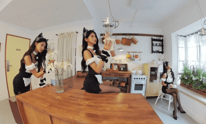 Surround by Maids VR Video Surround by Maids VR