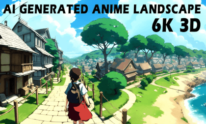 AI GENERATED LANDSCAPES MANGA & ANIME VR Video AI GENERATED LANDSCAPES MANGA & ANIME VR