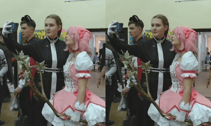 2023.11.04 1907 - "Parade of Illusions" - cosplayers in hall [EGO 3D]