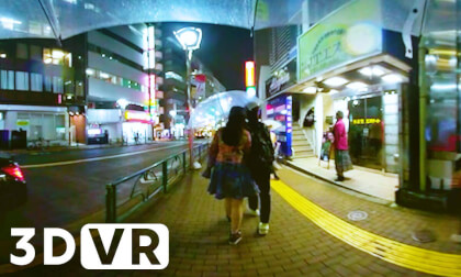 JAPAN VR180 VIDEO | Takadanobaba in the rain VR Video JAPAN VR180 VIDEO | Takadanobaba in the rain VR