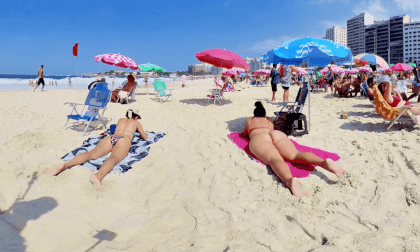 Walking on Copacabana Beach [Part 4/4] Summer Rio de Janeiro Brazil 2024 Walking #083 Just Walk Travel VR