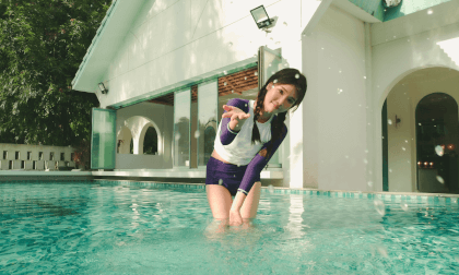 Beauty in Swimming pool Beauty in Swimming pool