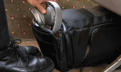 WaterField AirPorter backpack with Apple VisionPro WaterField AirPorter backpack with Apple VisionPro