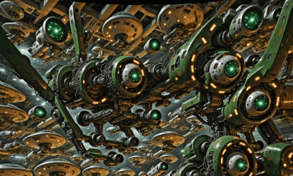 180 VR - UFO multidimensional 2/2-  (AI ComfyUi, Deforum)