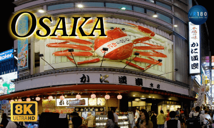 Osaka 2 day trip [Full Ver]  大阪  - Travel JAPAN - VR180 8K English caption
