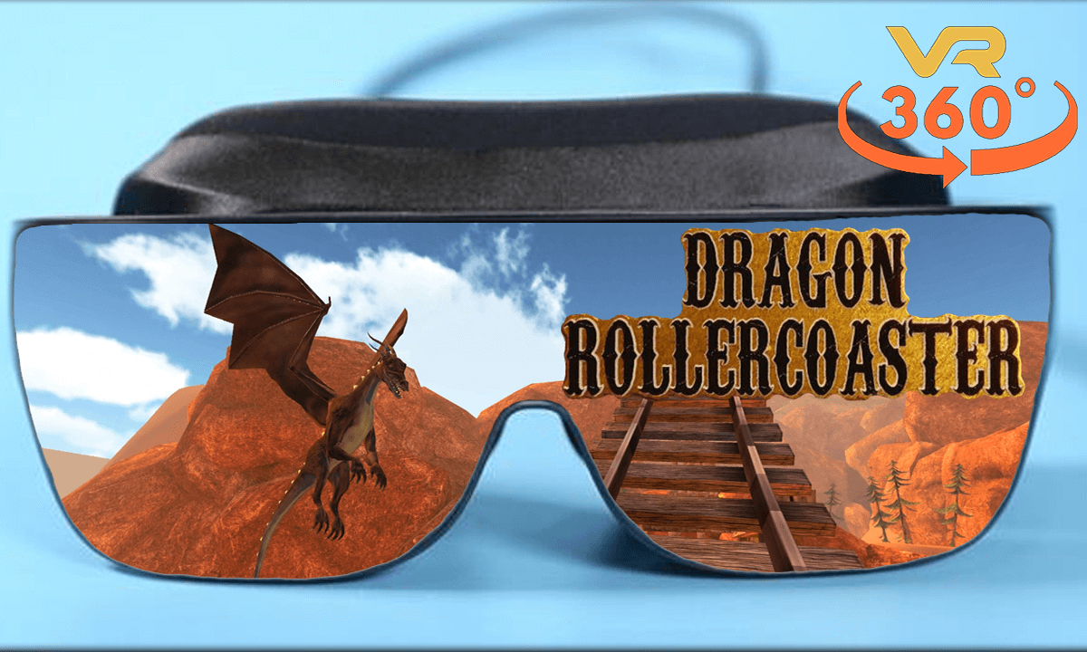Dragon Roller Coaster HD VR 360°