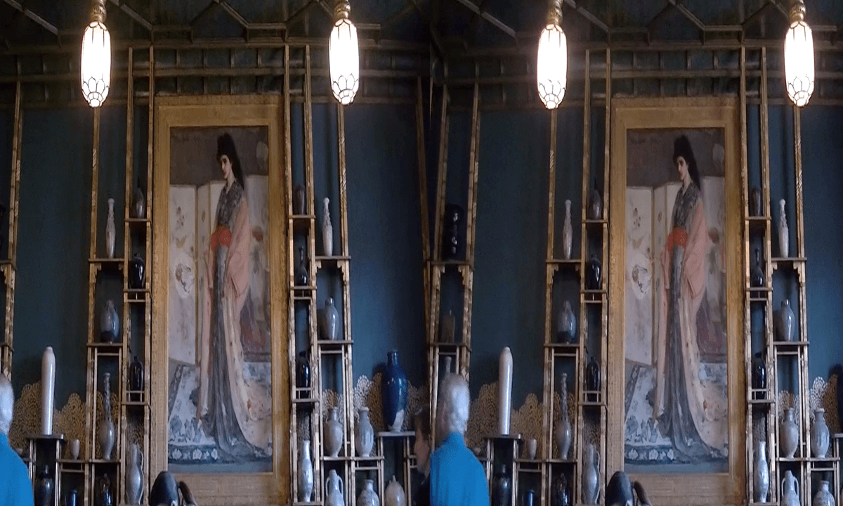 3D Montgomery College - Peacock Room "Harmony in Blue and Gold" - James MacNeill Whistler
