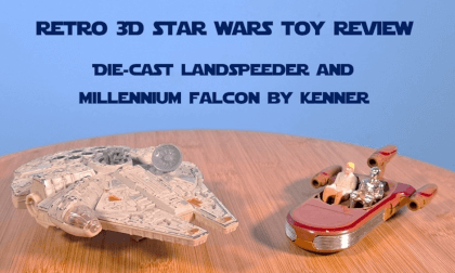 3D Retro Star Wars Toy Review of Kenner's Die-Cast Landspeeder and Millennium Falcon 3D VR 3D Retro Star Wars Toy Review of Kenner's Die-Cast Landspeeder and Millennium Falcon 3D VR