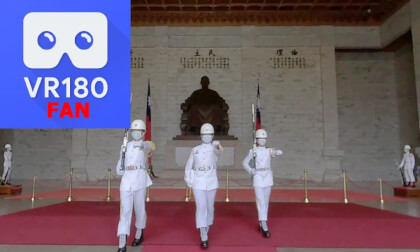 The changing of the guard ceremony, at Chiang Kai-shek Memorial Hall VR Video The changing of the guard ceremony, at Chiang Kai-shek Memorial Hall VR