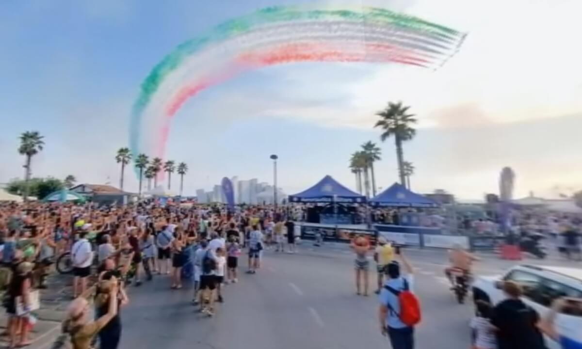 Frecce Tricolori a Marina di Massa