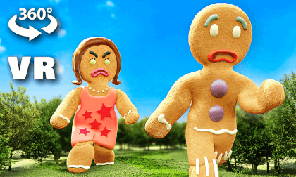 360° VR - GIANT GINGERBREAD MAN VR Video 360° VR - GIANT GINGERBREAD MAN VR