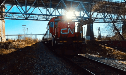 3D Canadian National Rail Train Video Original Sound without background music VR Video 3D Canadian National Rail Train Video Original Sound without background music VR