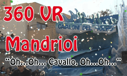 [VIDEO 360]  Carnival parade in Muggia - Mandrioi - Oh…Oh…Cavallo, Oh…Oh…