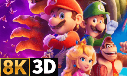 8K 3D Movies - Flat SBS - Spatial copy