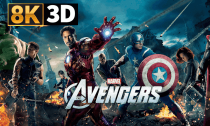 8K 3D Movies - Flat SBS - Spatial copy