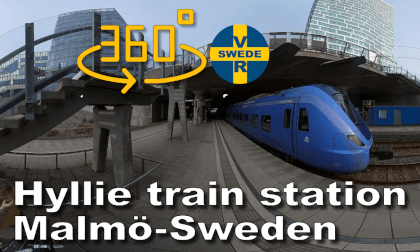 Hyllie train station Malmö-Sweden VR Video Hyllie train station Malmö-Sweden VR