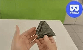 7Eleven Onigiri VR180 Virtual Tasting