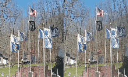 3D Christine and Rupert Explorations - Flags at VFW VR Video 3D Christine and Rupert Explorations - Flags at VFW VR