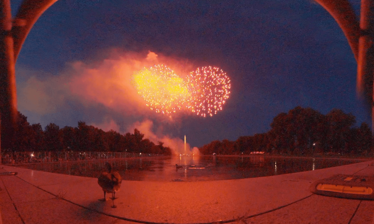 Montgomery College 360 - 180 - July 4 Fireworks on the National Mall
