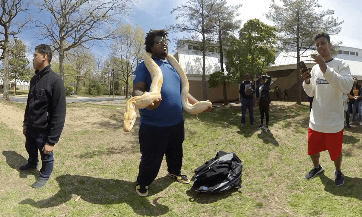Montgomery College 360 Chemical and Biological Sciences - "Herps Alive!" Hands on with Reptiles