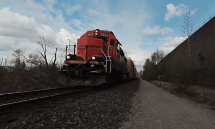360 VR BNSF Short Train Unedited Qoocam 3 Footage VR Video 360 VR BNSF Short Train Unedited Qoocam 3 Footage VR