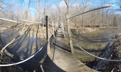 Montgomery College 360 15 Mile Creek, Sketchy Bridge VR Video Montgomery College 360 15 Mile Creek, Sketchy Bridge VR