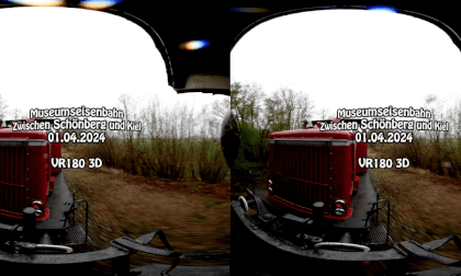VR 180 3D: Museumsbahn zwischen Schönberg und Kiel April 2024 VR 180 3D: Museumsbahn zwischen Schönberg und Kiel April 2024