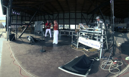 Concert excerpts from party band "HAUTNAH"(“up close”)  Canon R5c VR180 VR Video Concert excerpts from party band "HAUTNAH"(“up close”)  Canon R5c VR180 VR