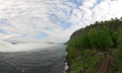2021.08.26 - dam releases water (4K 360) VR Video 2021.08.26 - dam releases water (4K 360) VR