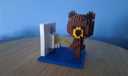 3D Toy Review of OneNext's Sanzo Super Cute Brown Bear Toilet Nano Mini Blocks Set 3D VR 3D Toy Review of OneNext's Sanzo Super Cute Brown Bear Toilet Nano Mini Blocks Set 3D VR