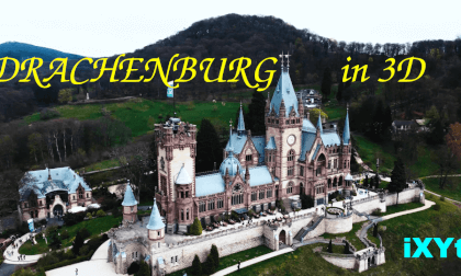 Drachenburg Castle, North Rhine-Westphalia  in iXYt 3D side-by-side video for VR Drachenburg Castle, North Rhine-Westphalia  in iXYt 3D side-by-side video for VR