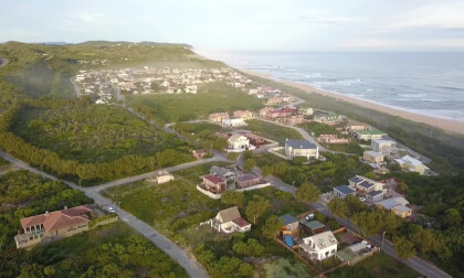 Drone flight in Wilderness - Garden Route in South Africa VR Video Drone flight in Wilderness - Garden Route in South Africa VR