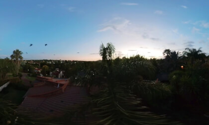 Sunset timelapse VR Video Sunset timelapse VR