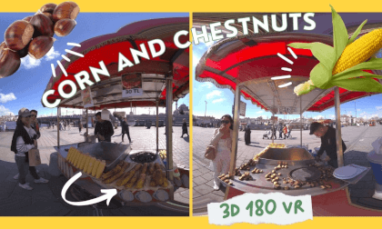 Corn and Chestnut - Eminönü İstanbul VR Video Corn and Chestnut - Eminönü İstanbul VR