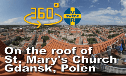 On top of St. Mary's Church Gdansk VR Video On top of St. Mary's Church Gdansk VR