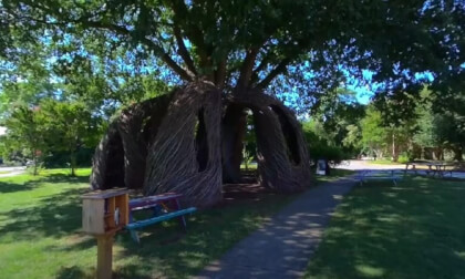 Old Home Place Stickwork Sculpture 2022 3D 180 VR VR Video Old Home Place Stickwork Sculpture 2022 3D 180 VR VR