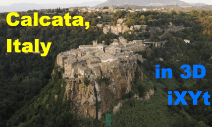 Calcata, Viterbo, Lazio, Italy in iXYt 3D side-by-side video for VR Calcata, Viterbo, Lazio, Italy in iXYt 3D side-by-side video for VR