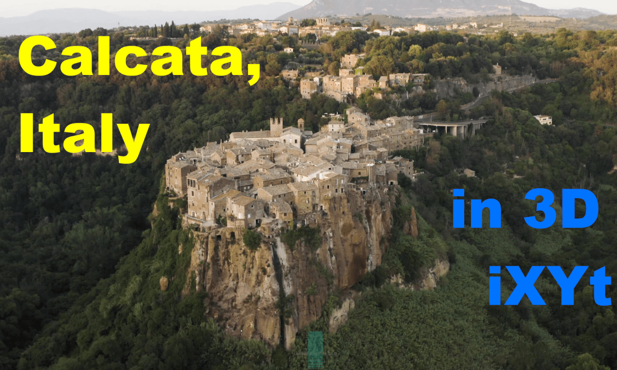Calcata, Viterbo, Lazio, Italy in iXYt 3D side-by-side video for VR